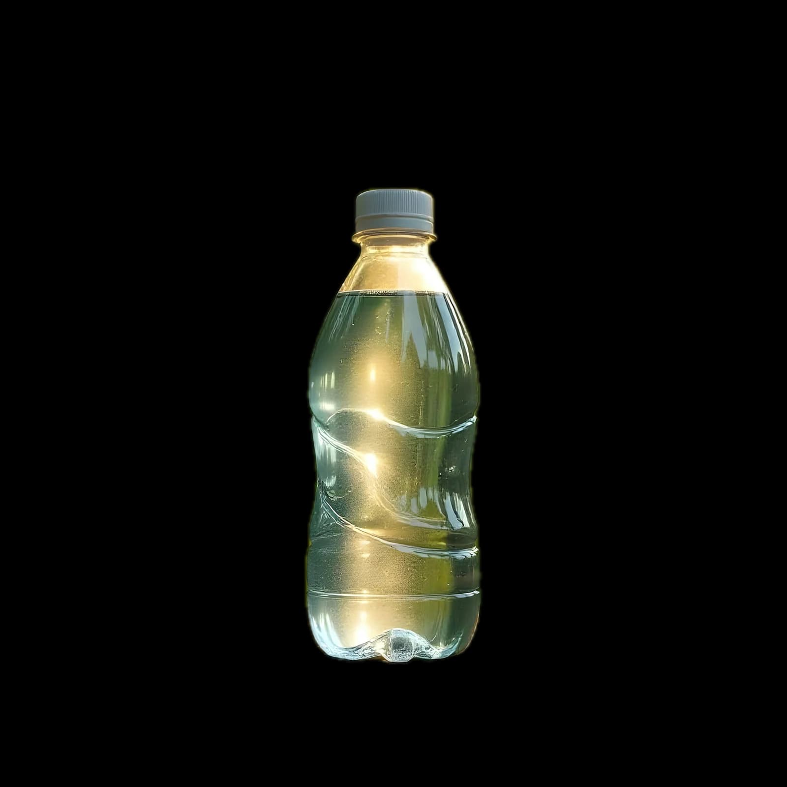 The same bottle with the forest removed