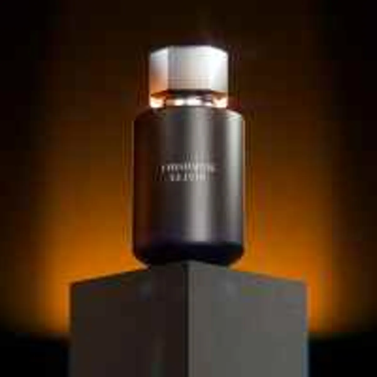 A low-resolution perfume bottle